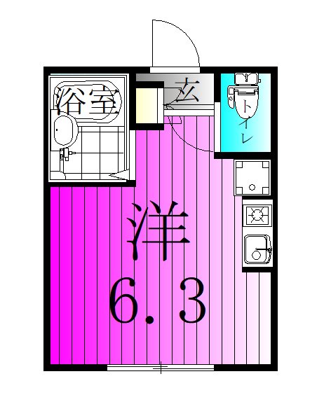 ルネコートお花茶屋 間取り図