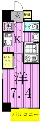 Ａｐａｒｔｍｅｎｔ桜（アパートメント桜）  間取り図