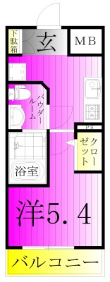 GENOVIA天王台 間取り