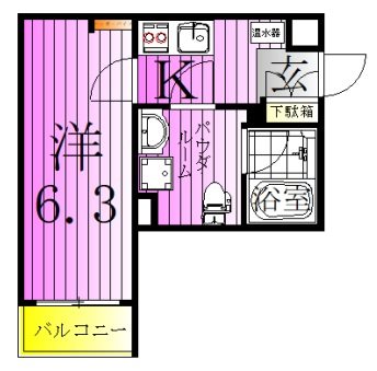 ランドヴィル千住柳町 間取り図