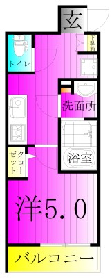 GENOVIA天王台 間取り