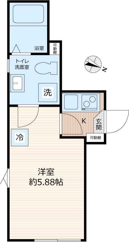 メゾンド・アヴェニール亀有 間取り図