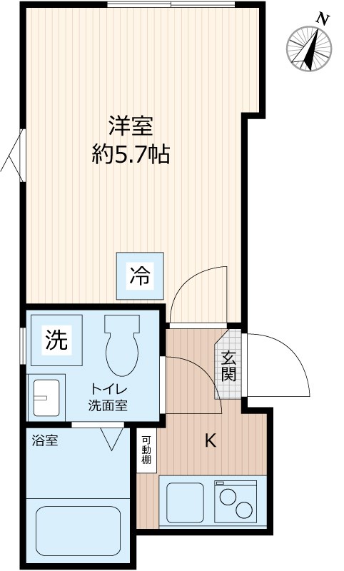 メゾンド・アヴェニール亀有 間取り図