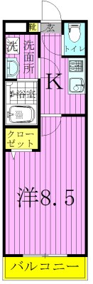 グレイスヴィラ光 間取り図