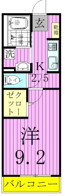 グレイスカレント１ 間取り図