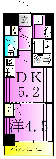 メイクス西新井大師 間取り図