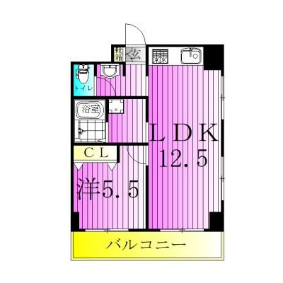ロイヤルパレス綾瀬 間取り図