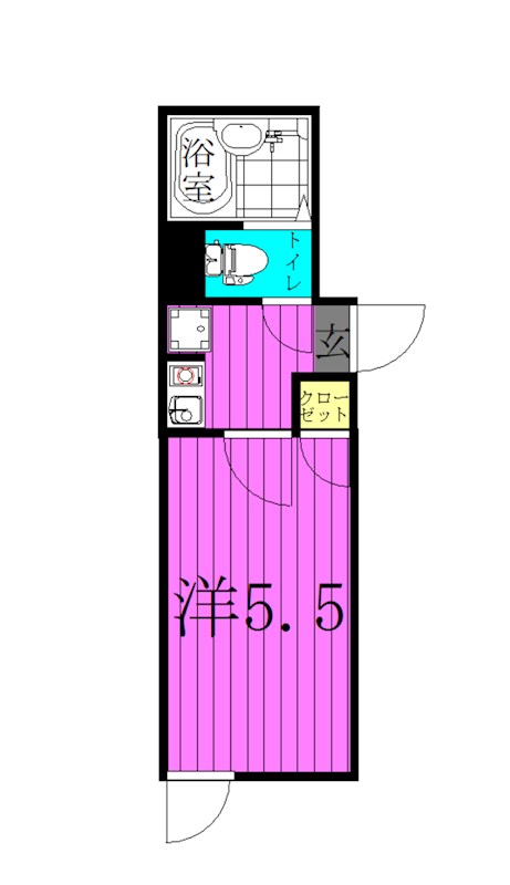 APT西新井 間取り図