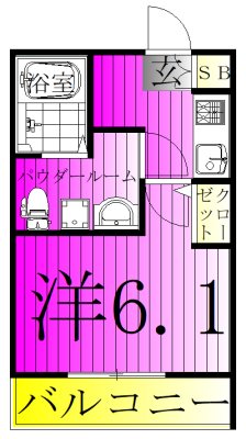 Infinity Dream 201号室 間取り