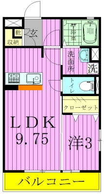 カンピエーレ 間取り図