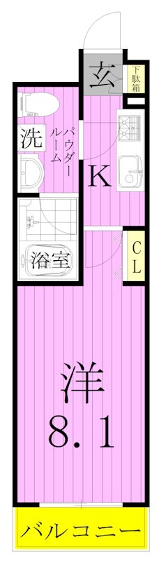 ベルシード北綾瀬  間取り図