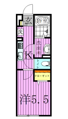 グレイス高野2  間取り図