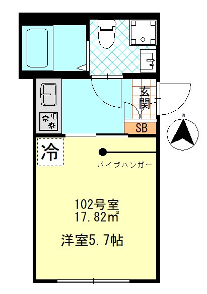 アンセス堀切菖蒲園 間取り図