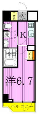 クレヴィスタ北綾瀬 間取り図