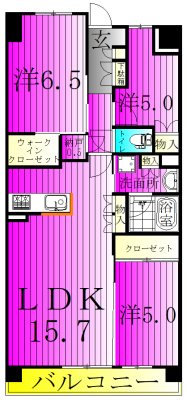 オハナ　柏たなかパークフロント 間取り