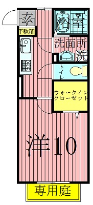 グラン・ヴェルジェⅠ 201号室 間取り