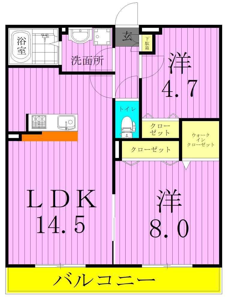 リブリ・カトル　アルブル 間取り図