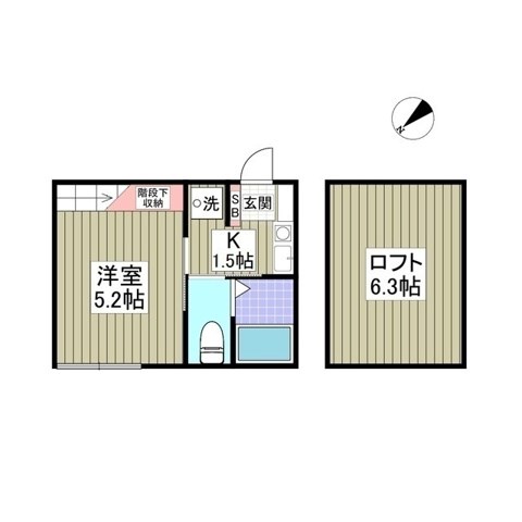 ダルーチャ北初富Ⅰ 間取り