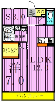 リュイールⅡ 間取り図