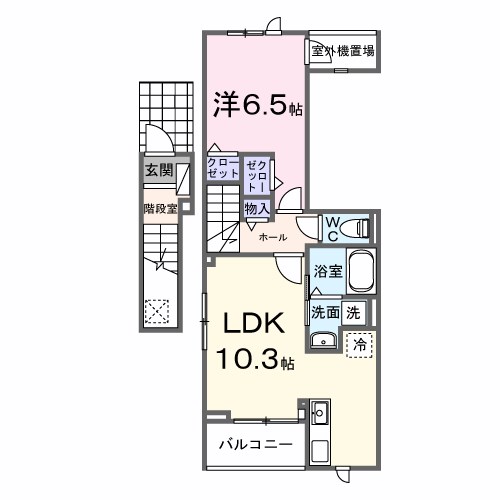 仮）八ケ崎７丁目アパート 間取り