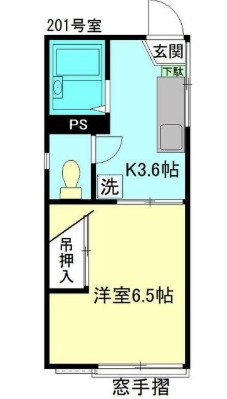 プチファミールⅡ 間取り図