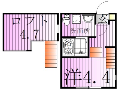 ハーモニーテラス竹の塚EAST 間取り図