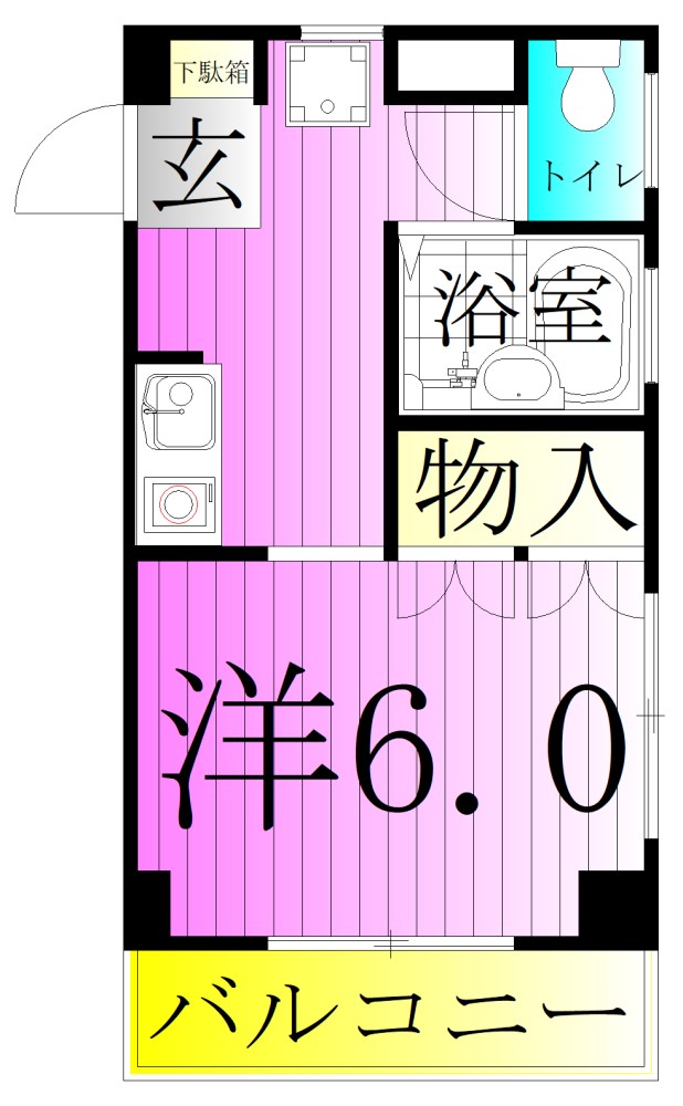 ヴィラ綾瀬 間取り図