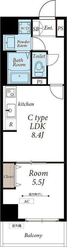 リブリ・レジデンス三ノ輪  間取り図