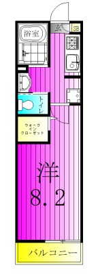 マム・ブランチ 205号室 間取り