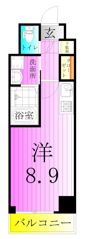 ART APARTMENT IN TOKYO NORTH 間取り図