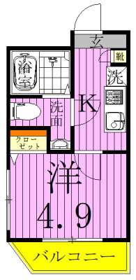 メルディア北綾瀬2 間取り図