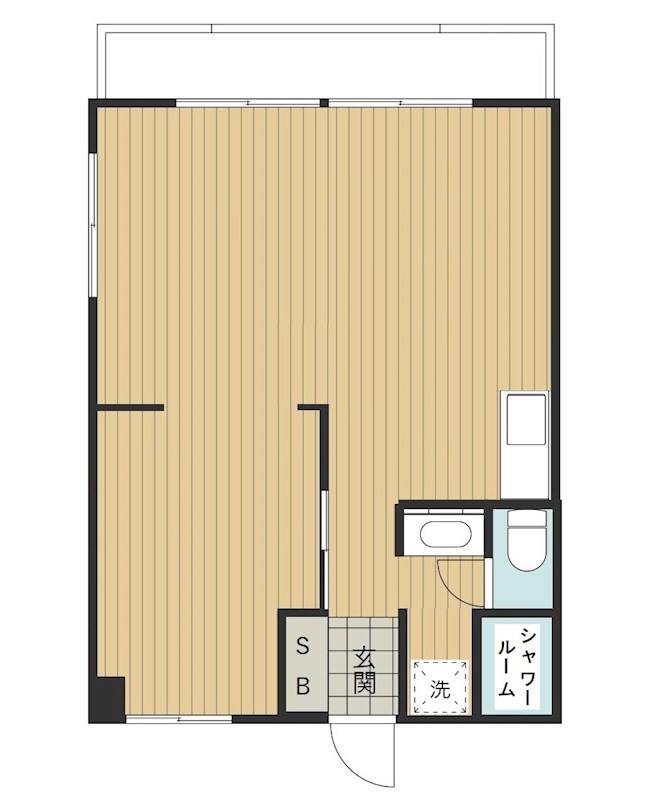 マンション市兵衛 106号室 間取り