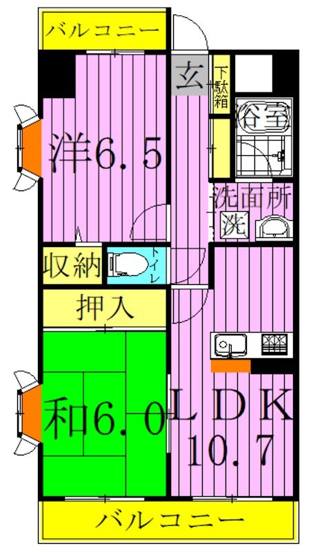 TAKS栗原 間取り図