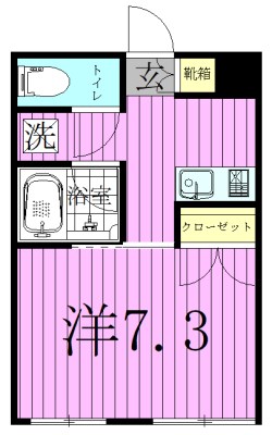 エトワール竹の塚 間取り図