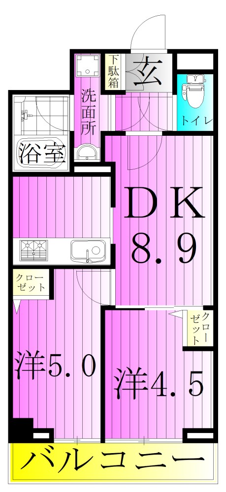 MAXIV竹ノ塚 間取り図