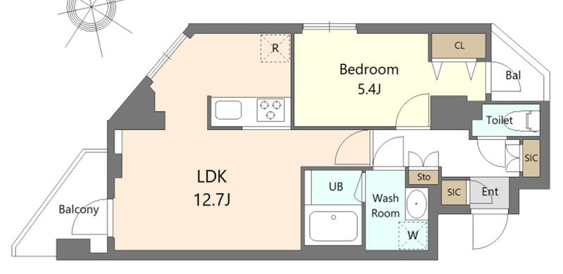 S-RESIDENCE北綾瀬awesome 間取り図