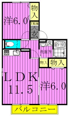 アリエル 間取り図