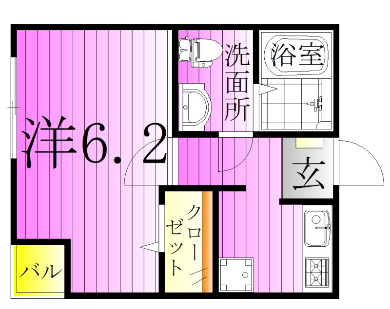 アルカディア  間取り図