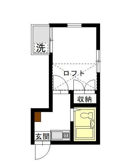 グリーンヴィラ 201号室 間取り