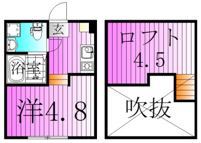 Life　snap金町 間取り図