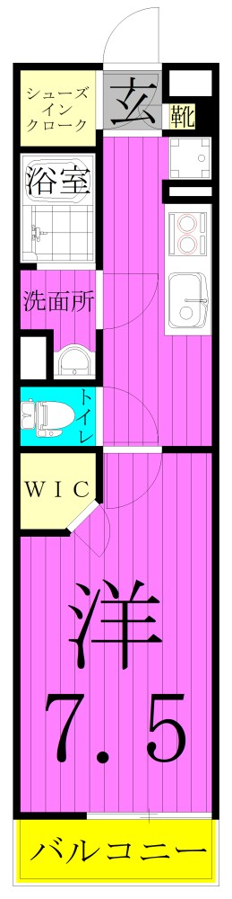リブリ・エルカーサ亀有 間取り図