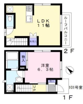ラ　フィーネ 間取り図