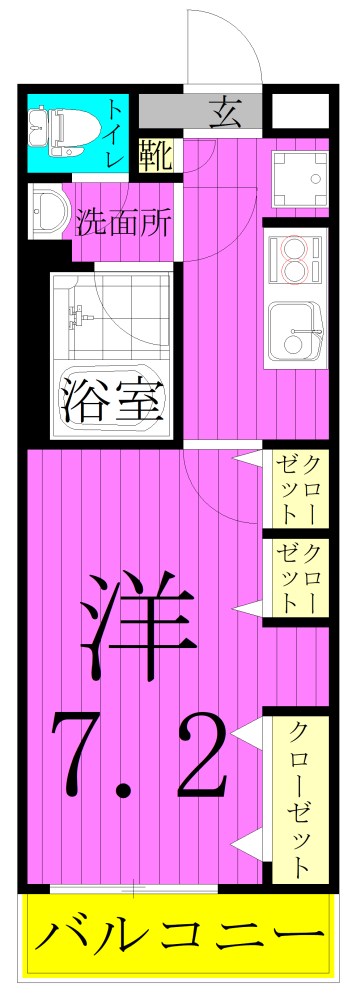 リブリ・エルカーサ亀有 間取り図