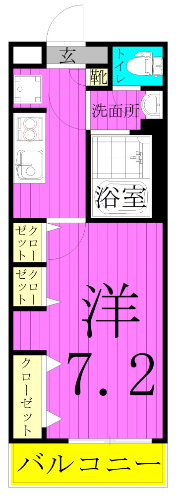リブリ・エルカーサ亀有 間取り図