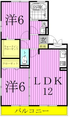 エーデルハイムＡＳＡＫＡ－Ａ 間取り図