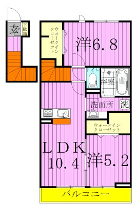 ルシオール　イコー 間取り図