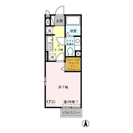 ヴィラ・グランメール 208号室 間取り