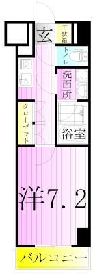 ジェノヴィア五反野スカイガーデン 間取り図