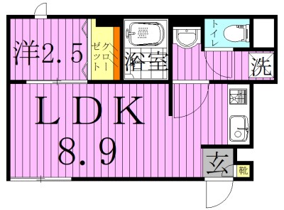 ウェルネスＪ１ 間取り図