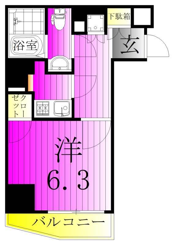 レオーネ金町 間取り図